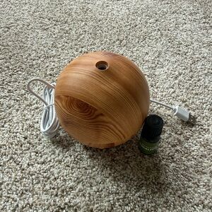 Natural Wood Grain Essential Oil Diffuser